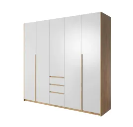 laski-xelo-szafa-230x60x213-cm-dab-craft-zloty-bialy