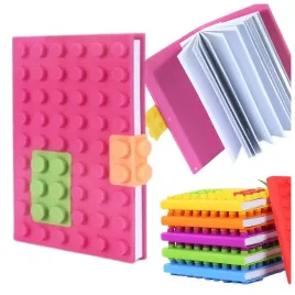 zestaw-klockowy-notes-do-pisania-amarantowy-klockowy-cyfrowy-zegarek