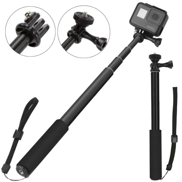 selfie-stick-tech-protect-gopro-hero-czarny-cechy-dodatkowe-regulacja-dlugosci