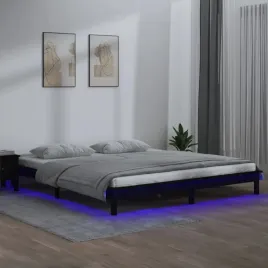 vidaxl-rama-lozka-z-led-czarna-120x190-cm-podwojna-lite-drewno