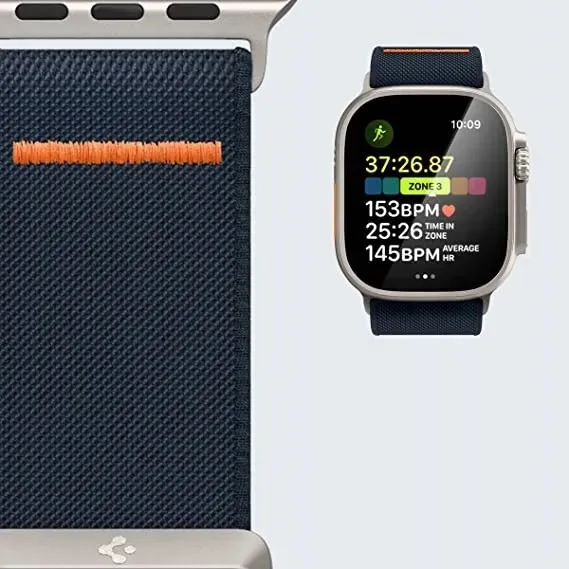 pasek-spigen-do-apple-27mm-niebieski-odcien-koloru-przeszycia-niebieski