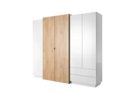 duza-szafa-do-sypialni-modny-design-wood-230-x-199-bialy-mat-zloty-dab