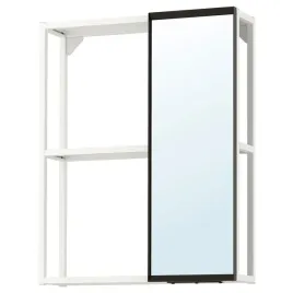 enhet-szafka-z-lustrem-biala-60x17x75-cm
