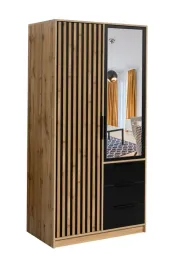 dwudrzwiowa-szafa-bisco-lustro-lamele-dab-wotan