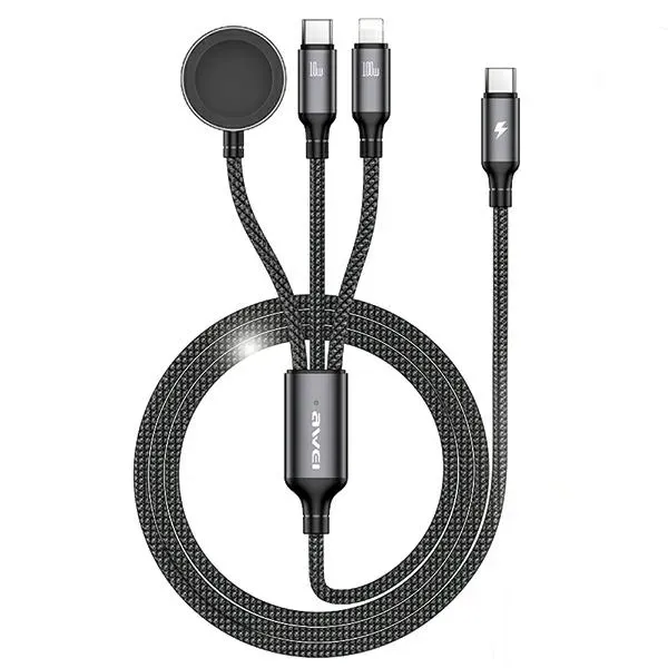 kabel-awei-usb-typ-c-usb-typ-c-12-m-czarny