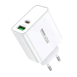 ladowarka-sieciowa-remax-kiddy-series-65w-gan-rp-u125-usb-usb-c-biala