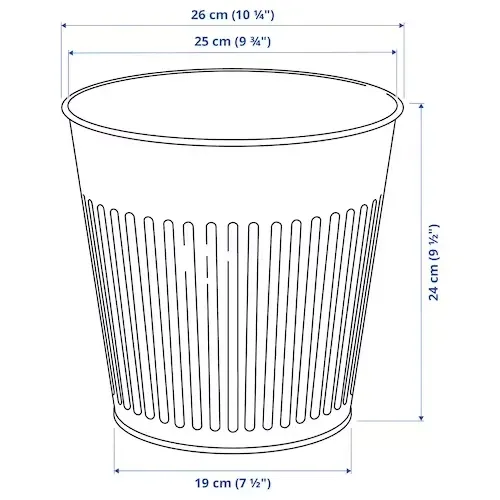 oslonka-24-metal-czarny-wysokosc-produktu-24-cm