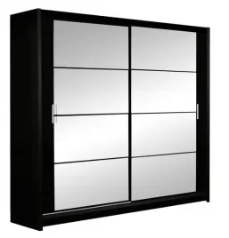 szafa-dakota-203x61x215-cm-czarny-z-lustrem