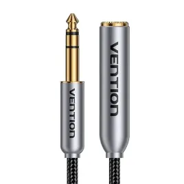 kabel-audio-vention-meski-do-zenski-6-35mm-bcxhf-1m