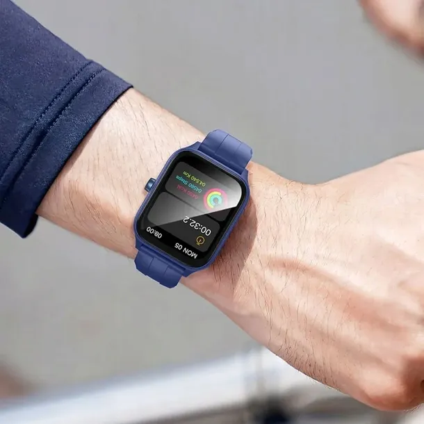 smartwatch-hoco-y27-niebieski-ksztalt-koperty-prostokatna