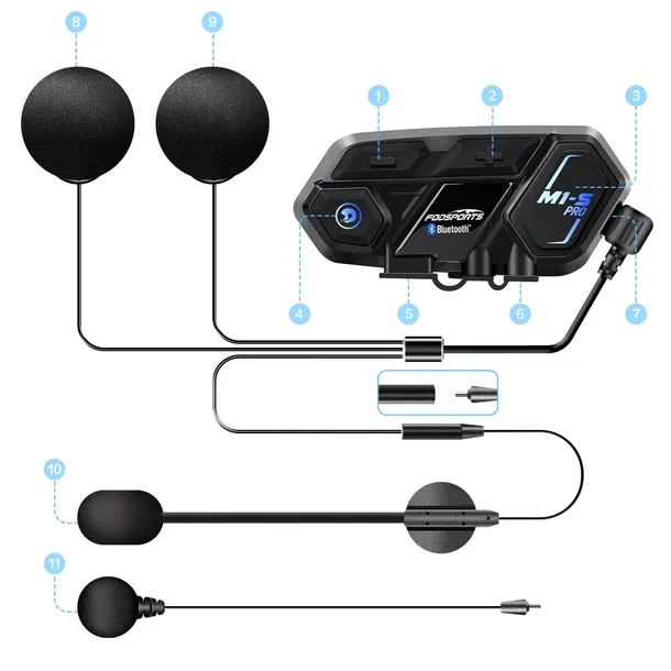 fodsports-m1s-pro-motocyklowe-interkom-bluetooth-maksymalny-czas-rozmow-przez-telefon-20-h