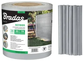 tasma-ogrodzeniowa-bradas-019x35-m-jasnoszara-z-klipsami