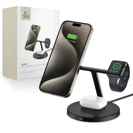 tech-protect-qi15w-a35-3in1-magnetic-magsafe-wireless-charger-black