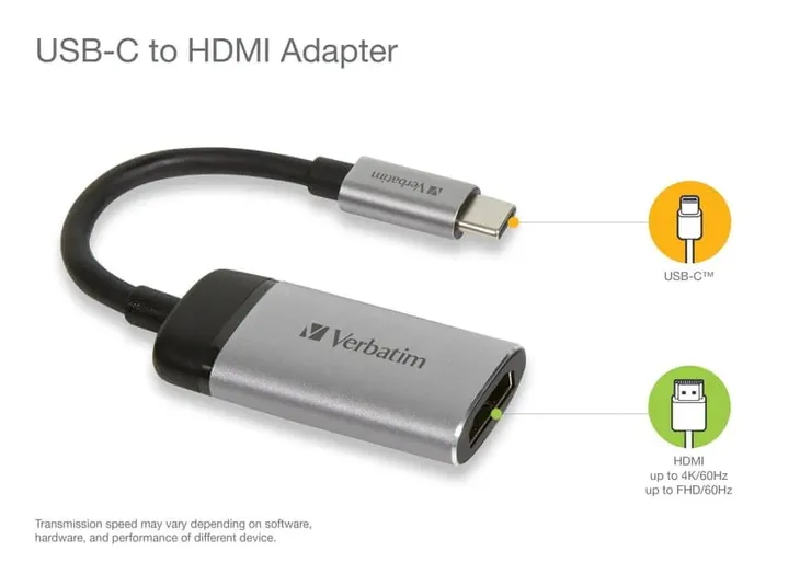 adapter-verbatim-49143-usb-c-hdmi-4k-waga-z-opakowaniem-0-09-kg-zastosowanie-video