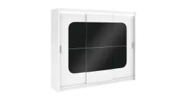 szafa-barcelona-250x61x215-cm-bialy-szklo-czarny