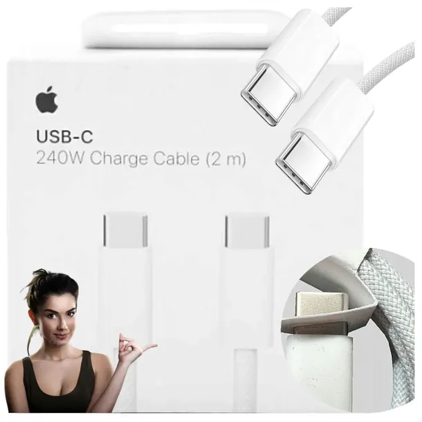 Kabel Apple USB typ C - USB typ C 2 m 240W ULTRA FAST CHARGER