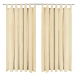 vidaxl-zaslony-z-mikrosatyny-2-szt-z-petelkami-140x225-cm-bezowe