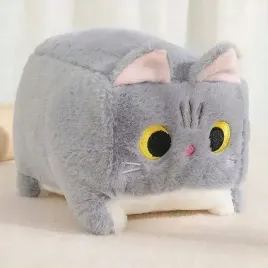 Zdjęcie produktu MASKOTKA KOT KWARDRATOWY MAŁY Szary 12cm