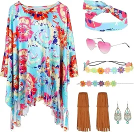 stroj-przebranie-hipisa-boho-lata-70-80-vintage-fredzle-akcesoria-retro