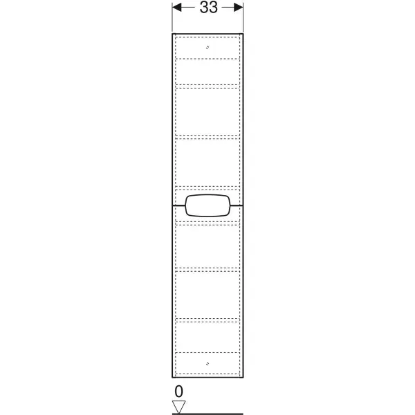 kolo-slupek-rekord-33cm-bialy-polysk-wysokosc-mebla-160-cm