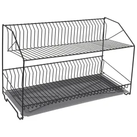 suszarka-do-naczyn-z-tacka-2-poziomowa-60-cm-osaczarka-ociekacz-czarna