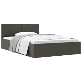 vidaxl-rama-lozka-z-podnosnikiem-ciemnoszara-tkanina-140x200-cm