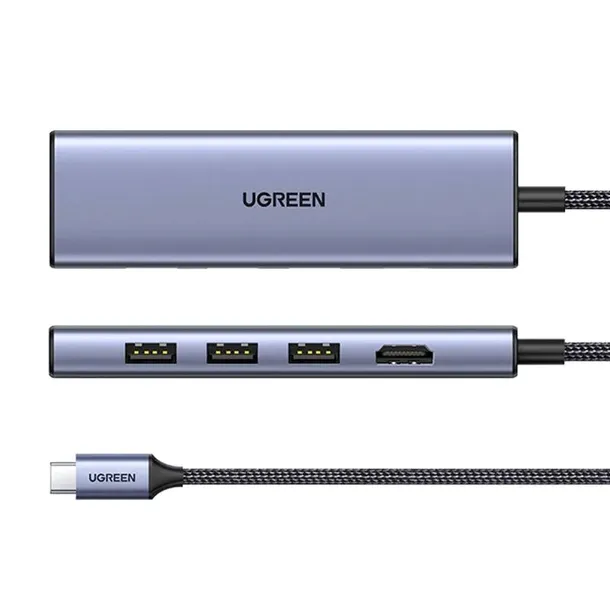 ugreen-adapter-hub-usb-c-do-hdmi-3x-usb-a-3-0-kod-producenta-20956a