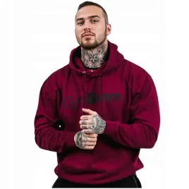 meska-bluza-z-kapturem-pro-hoodie-burgundy-rozmiar-m-gymbeam