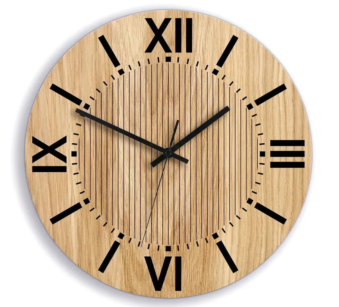 zegar-scienny-modernclock-bezowy-czarny-335cm