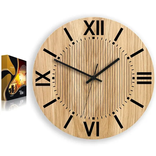 zegar-scienny-modernclock-bezowy-czarny-335cm-zasilanie-baterie