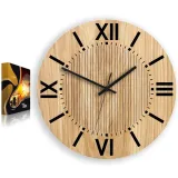 zegar-scienny-modernclock-bezowy-czarny-335cm-zasilanie-baterie