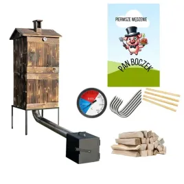 wedzarnia-drewniana-ogrodowa-domowa-duza-ksiazka-palenisko-impregnacja