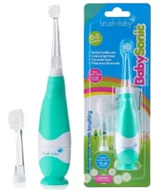 soniczna-szczoteczka-dla-dzieci-0-3-lat-brush-baby-babysonic-zielona