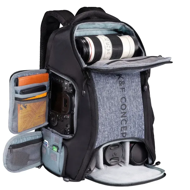 K&F Concept Camera Backpack 25 L Szary