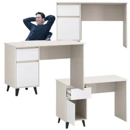 biurko-do-pracowni-i-pokoju-z-szuflada-i-szafka-kaszmir-bialy-borg