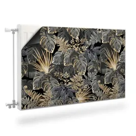 oslona-magnetyczna-na-kaloryfer-liscie-tropikalne-monstera-palmy-110x60