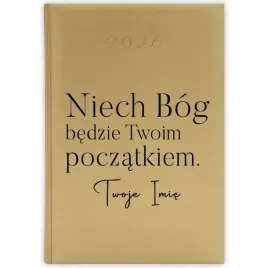 kalendarz-ksiazkowy-2026-niech-bog-bedzie-poczatkiem-zloty-terminarz-wzory