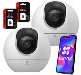 dwie-kamery-ezviz-c6c-8mpx-ultrahd-niania-obrotowa-detekcja-ai-karta-64gb