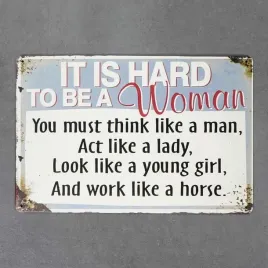 tabliczka-dekoracyjna-metalowa-hard-to-be-a-woman