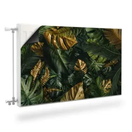 oslona-na-kaloryfer-mata-magnetyczna-liscie-tropikalne-styl-glamour-120x60