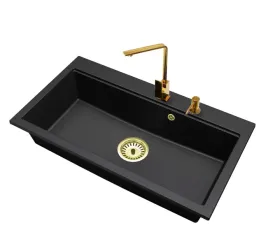 zlewozmywak-granitowy-jednokomorowy-elite-90-bateria-dozownik-syfon-zloto