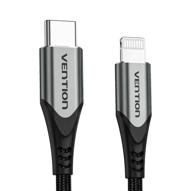 kabel-vention-usb-typ-c-apple-lightning-2-m-czarny-konstrukcja-oplot