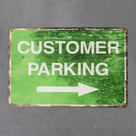 tabliczka-dekoracyjna-metalowa-customer-parking-1