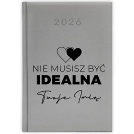 kalendarz-ksiazkowy-2026-nie-musisz-byc-idealna-srebrny-planer-prezent-wz