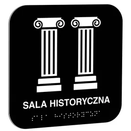 tabliczka-sala-historyczna-16x16-cm-czarna-or-braille-dla-niewidomych