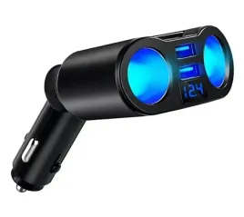 rozdzielacz-zapalniczki-samochodowej-12v-ladowarka-woltomierz-2-x-usb