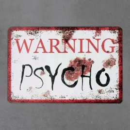tabliczka-dekoracyjna-metalowa-warning-psycho