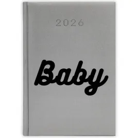 kalendarz-ksiazkowy-2026-baby-srebrny-planer-terminarz-na-prezent-wzory