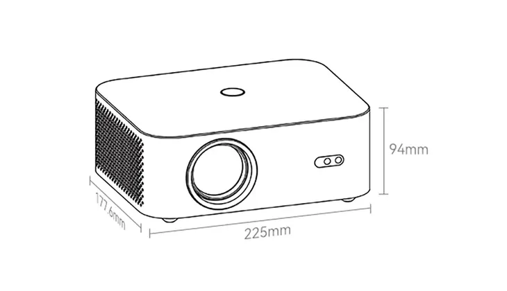 projektor-lcd-wanbo-x2-max-bialy-zalaczone-wyposazenie-kabel-zasilajacy