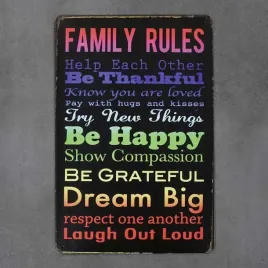tabliczka-dekoracyjna-metalowa-family-rules